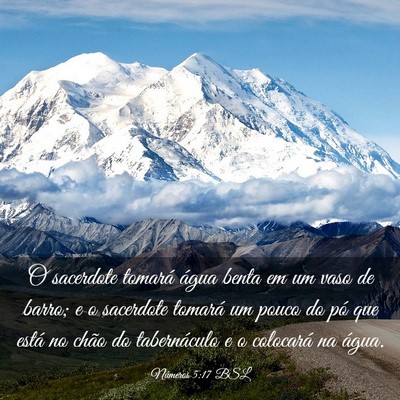 Picture 03 - Números 5:17 BSL - O sacerdote tomará água benta em um vaso de - Bible Verse Picture
