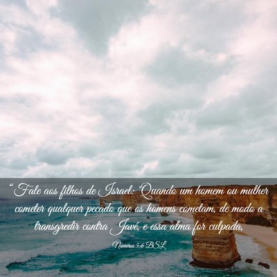 Picture 03 - Números 5:6 BSL - “Fale aos filhos de Israel: 'Quando um homem ou - Bible Verse Picture