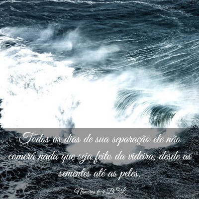 Picture 03 - Números 6:4 BSL - Todos os dias de sua separação ele não comerá - Bible Verse Picture
