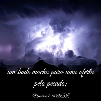 Picture 03 - Números 7:16 BSL - um bode macho para uma oferta pelo - Bible Verse Picture