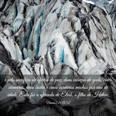 Picture 03 - Números 7:29 BSL - e pelo sacrifício de ofertas de paz, duas - Bible Verse Picture