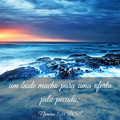 Picture 03 - Números 7:34 BSL - um bode macho para uma oferta pelo - Bible Verse Picture