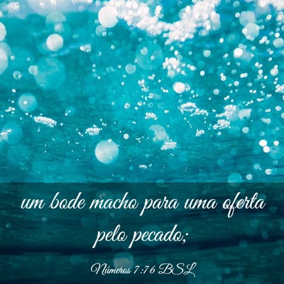 Picture 03 - Números 7:76 BSL - um bode macho para uma oferta pelo - Bible Verse Picture
