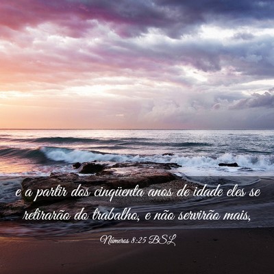 Picture 03 - Números 8:25 BSL - e a partir dos cinqüenta anos de idade eles se - Bible Verse Picture