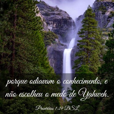 Picture 03 - Provérbios 1:29 BSL - porque odiavam o conhecimento, e não escolheu o - Bible Verse Picture