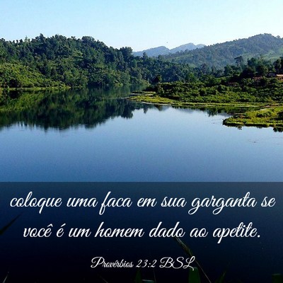 Picture 03 - Provérbios 23:2 BSL - coloque uma faca em sua garganta se você é um - Bible Verse Picture