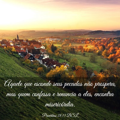 Picture 03 - Provérbios 28:13 BSL - Aquele que esconde seus pecados não prospera, - Bible Verse Picture