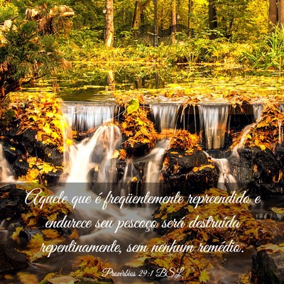 Picture 03 - Provérbios 29:1 BSL - Aquele que é freqüentemente repreendido e - Bible Verse Picture