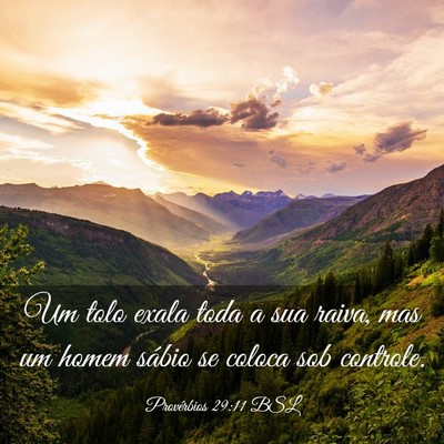 Picture 03 - Provérbios 29:11 BSL - Um tolo exala toda a sua raiva, mas um homem - Bible Verse Picture