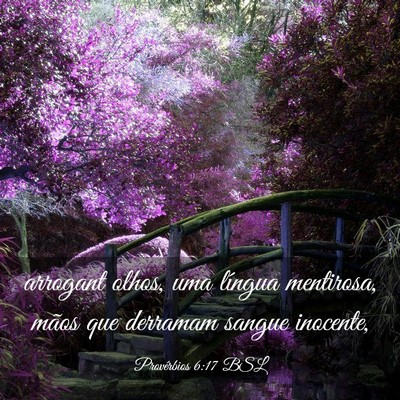Picture 03 - Provérbios 6:17 BSL - arrogant olhos, uma língua mentirosa, mãos que - Bible Verse Picture