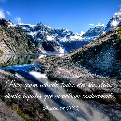 Picture 03 - Provérbios 8:9 BSL - Para quem entende, todos eles são claros, - Bible Verse Picture