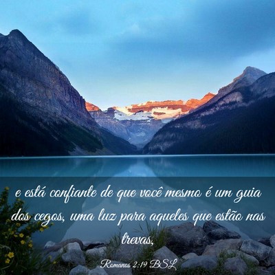 Picture 03 - Romanos 2:19 BSL - e está confiante de que você mesmo é um guia - Bible Verse Picture
