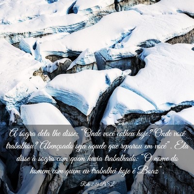 Picture 03 - Rute 2:19 BSL - A sogra dela lhe disse: “Onde você colheu - Bible Verse Picture