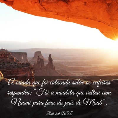 Picture 03 - Rute 2:6 BSL - A criada que foi colocada sobre os ceifeiros - Bible Verse Picture