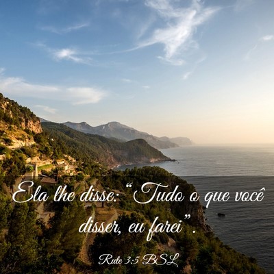 Picture 03 - Rute 3:5 BSL - Ela lhe disse: “Tudo o que você disser, eu - Bible Verse Picture