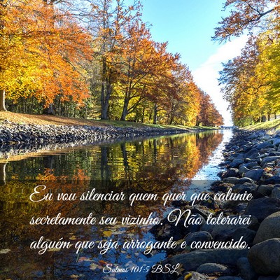 Picture 03 - Salmos 101:5 BSL - Eu vou silenciar quem quer que calunie - Bible Verse Picture