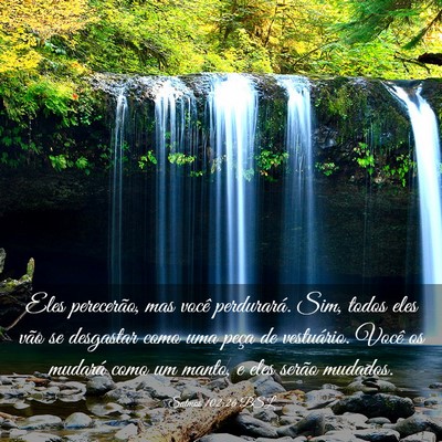 Picture 03 - Salmos 102:26 BSL - Eles perecerão, mas você perdurará. Sim, todos - Bible Verse Picture