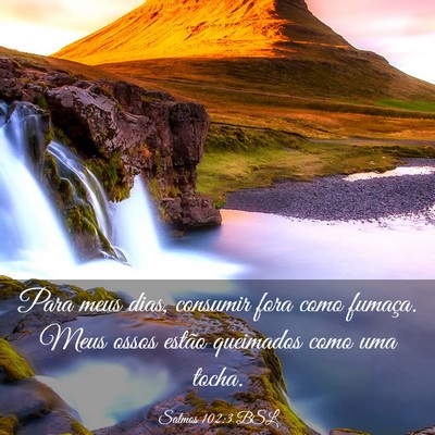 Picture 03 - Salmos 102:3 BSL - Para meus dias, consumir fora como fumaça. Meus - Bible Verse Picture