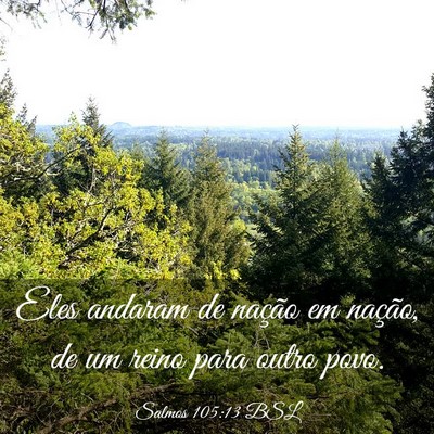 Picture 03 - Salmos 105:13 BSL - Eles andaram de nação em nação, de um reino - Bible Verse Picture