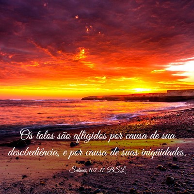 Picture 03 - Salmos 107:17 BSL - Os tolos são afligidos por causa de sua - Bible Verse Picture