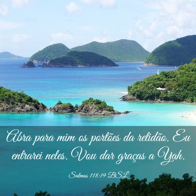 Picture 03 - Salmos 118:19 BSL - Abra para mim os portões da retidão. Eu - Bible Verse Picture