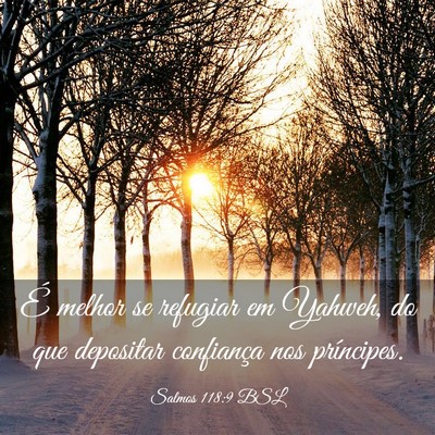 Picture 03 - Salmos 118:9 BSL - É melhor se refugiar em Yahweh, do que depositar - Bible Verse Picture