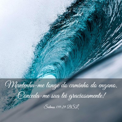 Picture 03 - Salmos 119:29 BSL - Mantenha-me longe do caminho do engano. - Bible Verse Picture
