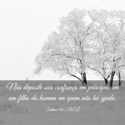 Picture 03 - Salmos 146:3 BSL - Não deposite sua confiança em príncipes, em um - Bible Verse Picture