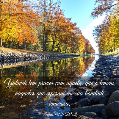 Picture 03 - Salmos 147:11 BSL - Yahweh tem prazer com aqueles que o temem, - Bible Verse Picture