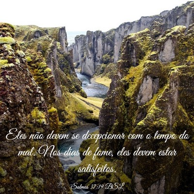 Picture 03 - Salmos 37:19 BSL - Eles não devem se decepcionar com o tempo do - Bible Verse Picture