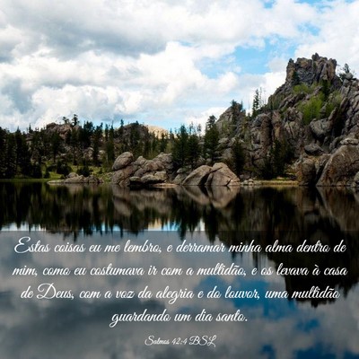 Picture 03 - Salmos 42:4 BSL - Estas coisas eu me lembro, e derramar minha alma - Bible Verse Picture