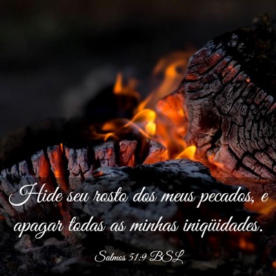 Picture 03 - Salmos 51:9 BSL - Hide seu rosto dos meus pecados, e apagar todas - Bible Verse Picture