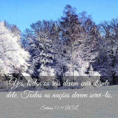 Picture 03 - Salmos 72:11 BSL - Yes, todos os reis devem cair diante dele. Todas - Bible Verse Picture