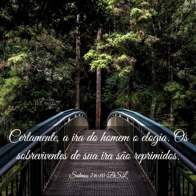 Picture 03 - Salmos 76:10 BSL - Certamente, a ira do homem o elogia. Os - Bible Verse Picture