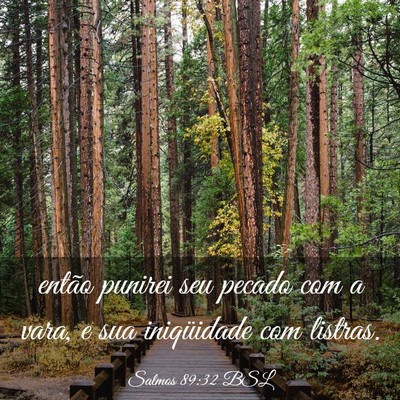 Picture 03 - Salmos 89:32 BSL - então punirei seu pecado com a vara, e sua - Bible Verse Picture