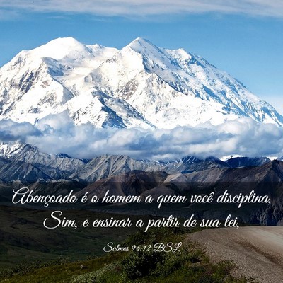 Picture 03 - Salmos 94:12 BSL - Abençoado é o homem a quem você disciplina, - Bible Verse Picture