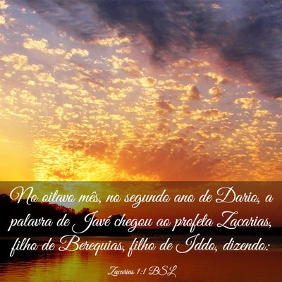 Picture 03 - Zacarias 1:1 BSL - No oitavo mês, no segundo ano de Dario, a - Bible Verse Picture