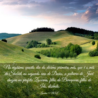 Picture 03 - Zacarias 1:7 BSL - No vigésimo quarto dia do décimo primeiro mês, - Bible Verse Picture