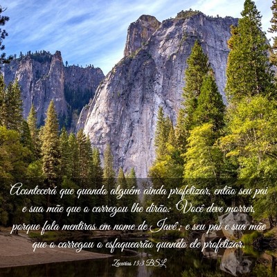 Picture 03 - Zacarias 13:3 BSL - Acontecerá que quando alguém ainda profetizar, - Bible Verse Picture
