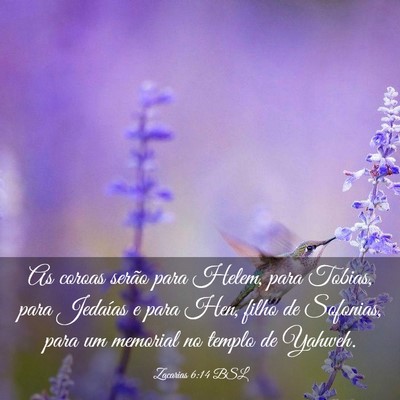 Picture 03 - Zacarias 6:14 BSL - As coroas serão para Helem, para Tobias, para - Bible Verse Picture
