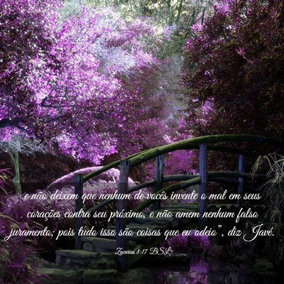 Picture 03 - Zacarias 8:17 BSL - e não deixem que nenhum de vocês invente o mal - Bible Verse Picture