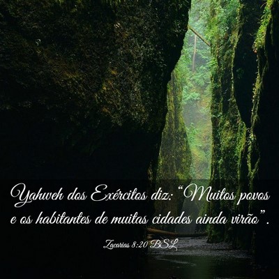 Picture 03 - Zacarias 8:20 BSL - Yahweh dos Exércitos diz: “Muitos povos e os - Bible Verse Picture