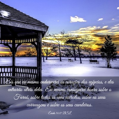 Picture 03 - Êxodo 14:17 BSL - Eis que eu mesmo endurecerei os corações dos - Bible Verse Picture