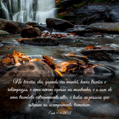 Picture 03 - Êxodo 19:16 BSL - No terceiro dia, quando era manhã, havia - Bible Verse Picture