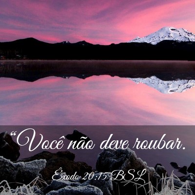 Picture 03 - Êxodo 20:15 BSL - “Você não deve - Bible Verse Picture