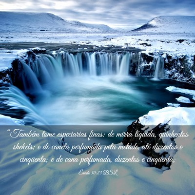 Picture 03 - Êxodo 30:23 BSL - “Também tome especiarias finas: de mirra - Bible Verse Picture
