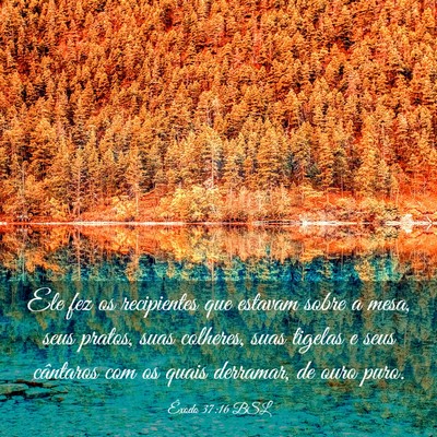 Picture 03 - Êxodo 37:16 BSL - Ele fez os recipientes que estavam sobre a mesa, - Bible Verse Picture