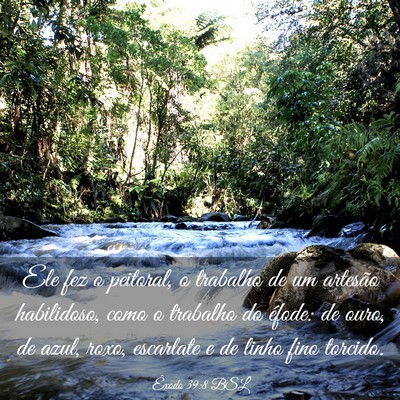 Picture 03 - Êxodo 39:8 BSL - Ele fez o peitoral, o trabalho de um artesão - Bible Verse Picture