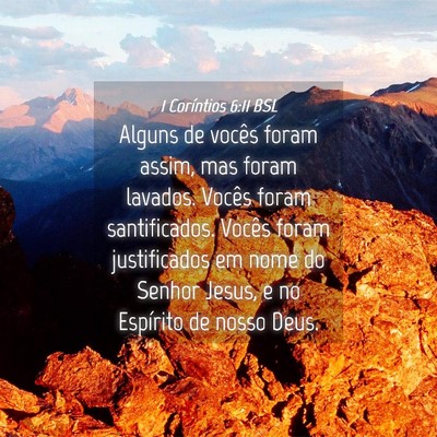 Picture 04 - 1 Coríntios 6:11 BSL - Alguns de vocês foram assim, mas foram lavados. - Bible Verse Picture