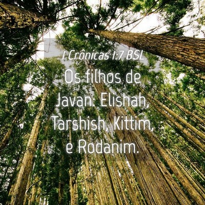 Picture 04 - 1 Crônicas 1:7 BSL - Os filhos de Javan: Elishah, Tarshish, Kittim, e - Bible Verse Picture